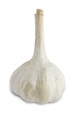 beyaz üzerine sarımsak