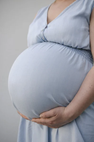 Detail of pregnant woman — Stock Photo, Image