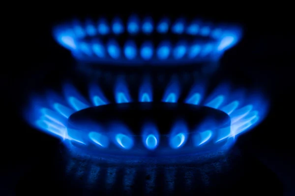 Gas Feuer Flamme Herd — Stock Photo, Image