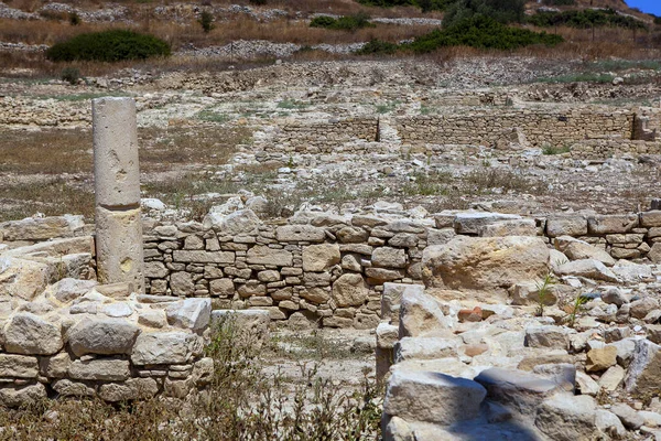 Ancient Ruins Column Limassol Cyprus Tourism Travel — Stock Photo, Image