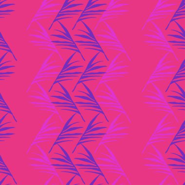 Hipster Tropikal Vektör Kusursuz Düzen. Muz Yaprakları Canavarımsı Karahindiba Tüylü Tropikal Kusursuz Desen. Doodle Çiçek Geçmişi. Güzel Erkek Gömlekli Kadın Elbisesi dokusu. Serin Yaz Tekstili.