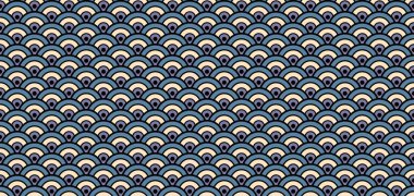 Zengin VIP Japon Dalgası Samless Destern. Birinci sınıf Japon Kıyafet Tasarımı. Zarif Kimono, Wabi Sabi Tie Dye Shibori Ikat Su Dokusu. Kusursuz Çin Dalga Şablonu. Geometrik Bohem Asya YazıcıComment.