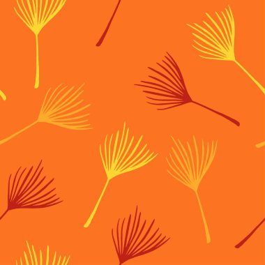 Hipster Tropikal Vektör Kusursuz Düzen. Monstera Banana Yaprakları Tüylü Karahindiba Tropikal Kusursuz Desen. Güzel Erkek Gömlekli Kadın Elbisesi dokusu. Doodle Çiçek Geçmişi. Güzel Yaz Kumaşları.