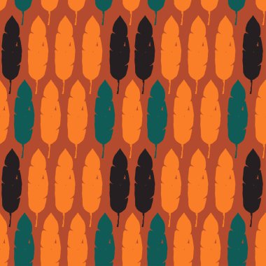 Hipster Tropikal Vektör Kusursuz Düzen. Güzel yaz modası. Tüylü Muz Canavarı Karahindiba Yaprakları Tropikal Kusursuz Desen. Zarif Erkek Gömlekli Kadın Elbisesi dokusu. Doodle Çiçek Arkaplanı.