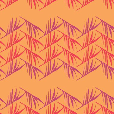 Süper Tropikal Vektör Kusursuz Düzen. Şık Yaz Kumaşları. Boyalı Çiçek Arkaplanı. Tüylü Karahindiba Muz Tropikal Tertemiz Yapraklar. Zarif Erkek Gömlekli Kadın Elbisesi.