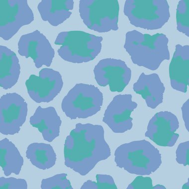 Zarif Çita Safari Kusursuz Leopar İzi. Havalı Hayvan Derisi Modeli. Modern kumaş dokusu, Vahşi Kürk Tekrarı deseni. Leopar İzi Kusursuz Vektör Tasarımı. Çita Tekstil Arkaplanı.