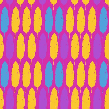 Süper Tropikal Vektör Kusursuz Düzen. Zarif Erkek Gömlekli Kadın Elbisesi dokusu. Boyalı Çiçek Arkaplanı. Muz Yaprakları Canavarı Tüylü Karahindiba Tropikal Kusursuz Desen. Güzel Yaz Tekstili.