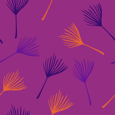 Trend Tropikal Vektör Kusursuz Düzen. Çiçek Özgeçmişi 'ni çiz. Cool Summer Fashion. Güzel Erkek Gömlekli Kadın Elbisesi dokusu. Muz Yaprakları Canavarımsı Karahindiba Tüylü Tropikal Kusursuz Desen.