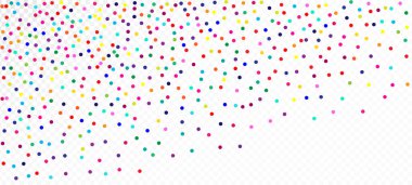 Gökkuşağı Konfeti Hippi Vektör Duvar Kağıdı. Düşen Parlak Sequins Çerçevesi. Tatil Karnavalı Asgari Çelenk. Gökkuşağı Konfeti Düşüyor. Noel, Yeni Yıl, Doğum günü Sihirli Madalyası.