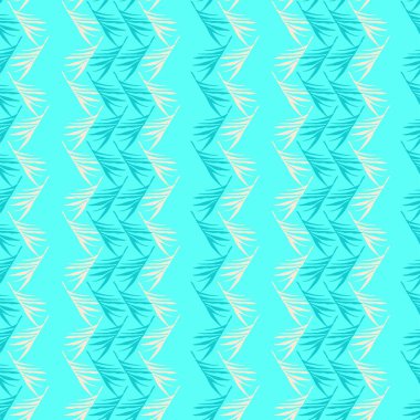 Modern Tropikal Vektör Kusursuz Düzen. Monstera Banana Karahindiba Tüylü Tropikal Kusursuz Kalıp Yapıyor. Boyalı Çiçek Arkaplanı. Güzel Erkek Gömlekli Kadın Elbisesi dokusu. Şık Yaz Kumaşları.