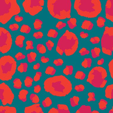 Zarif Çita Vahşi Yaşam Leopar İzi. Leopar İzi Kusursuz Vektör Tasarımı. Modern kumaş dokusu, Vahşi Kürk Tekrarı deseni. Moda Hayvan Derisi Modeli. Çita Tekstil Arkaplanı.