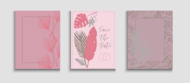 Soyut Asya Vektör Sancakları Ayarlandı. Tie-Dye, Tropikal Yapraklar Örtüsü. El Çizimi Hippi Geçmişi. Geometrik Çerçeve Deseni. Japon stili davetiye. En Küçük Muz Yaprakları Dergisi Şablonu.