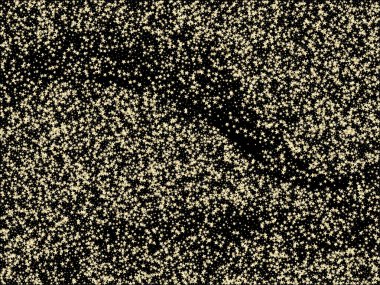 VIP Altın, Gümüş Parıltı, Parıltı, Gradient Stars Confetti. Köpüklü Kış Sınırı. Altın, Gümüş Zengini Düşen Yıldızlar Konfeti. Pırıl pırıl Yeni Yıl Dekorasyonu Vektör Arkaplanı.