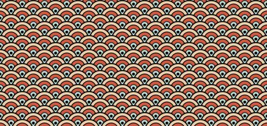 Zengin VIP Japon Kıyafetleri Tasarımı. Lüks Japon Dalgası Samless Deseni. Geometrik Bohem Asya baskısı. Kusursuz Çin Dalga Şablonu. Zarif Kimono, Tie Dye Ikat Wabi Sabi Shibori Su Dokusu.