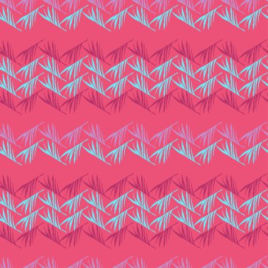 Trend Tropikal Vektör Kusursuz Düzen. Güzel yaz modası. Karahindiba Tüyü Muz Canavarı Yaprakları Tropikal Kusursuz Desen. Zarif Erkek Gömlekli Kadın Elbisesi dokusu. Boyalı Çiçek Arkaplanı.