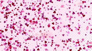 Düşen Kalpler Vektör Konfeti. Sevgililer Günü Hassas Düzeni. Düşen Kalpler Konfeti ile Güzel Pembe Sınır Sevgililer Günü Madalyası. Zengin VIP Hediyesi, Doğum günü kartı, Poster Arkaplanı