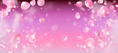 Gül Yaprakları Düşen Konfeti. Güzel Rich VIP Pastel Deseni. Uçan Japon Kiraz Gül Yaprakları Tasarımı. Windy Leaves Confetti Banner. Çiçekli Kozmetik Reklamları Soylu Çiçek Arkaplanı.