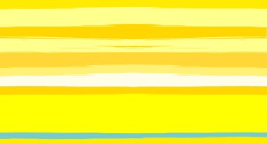 Turuncu, Kahverengi Vektör Suluboya Denizci Çizgili Donanma Kusursuz Yaz Şablonu. Yatay Fırça darbeleri Retro Vintage Grunge Kumaş Tasarımı. El Boyası Mürekkep İzi, Erkek ya da Kadın Giysileri