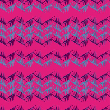 Modern Tropikal Vektör Kusursuz Düzen. Şık Yaz Moda. Zarif Erkek Gömlekli Kadın Elbisesi dokusu. Monstera Banana Karahindiba Tüylü Tropikal Kusursuz Kalıp Yapıyor. Boyalı Çiçek Arkaplanı.