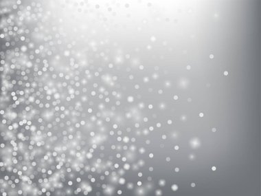 Kış Tatilleri Kar Taşıyıcı Arkaplanı. Noel, Yeni Yıl Kutlaması Kar Taneleri Şablonu. Gerçekçi Uçan Kar, Fırtına Gökyüzü Efekti. Kış Reklam Dekorasyonu. Kış Tatili Kar Konfeti Gri Üzerine