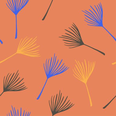 Süper Tropikal Vektör Kusursuz Düzen. Çiçek Özgeçmişi 'ni çiz. Monstera Karahindiba Muz Tüysüz Tropikal Şablon Yaprakları. Güzel Erkek Gömlekli Kadın Elbisesi dokusu. Güzel Yaz Kumaşları.