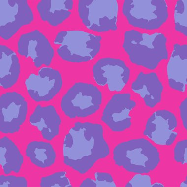 Zarif Çita Vahşi Yaşam Leopar İzi. Modern kumaş dokusu, Vahşi Kürk Tekrarı deseni. Leopar İzi Kusursuz Vektör Tasarımı. Cazibeli Hayvan Derisi Modeli. Çita Tekstil Arkaplanı.