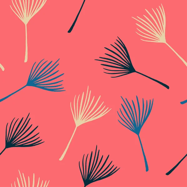 Hipster Tropikal Vektör Kusursuz Düzen. Doodle Çiçek Geçmişi. Güzel Erkek Gömlekli Kadın Elbisesi dokusu. Şık Yaz Moda. Canavar Karahindiba Tüylü Muz Tropikal Kusursuz Şekil Yapıyor.