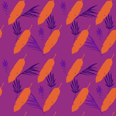 Süper Tropikal Vektör Kusursuz Düzen. Monstera Karahindiba Muz Tüysüz Tropikal Şablon Yaprakları. Şık Yaz Moda. Güzel Erkek Gömlekli Kadın Elbisesi dokusu. Doodle Çiçek Arkaplanı.