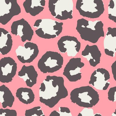 Leopar İzi Kusursuz Vektör Tasarımı. Zarif Çita Vahşi Yaşam Leopar İzi. Cazibeli Hayvan Derisi Modeli. Modern kumaş dokusu, Vahşi Kürk Tekrarı deseni. Çita Tekstil Arkaplanı.