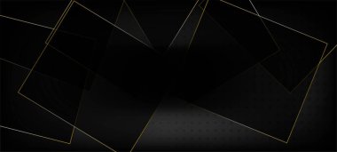 Altın Çizgili Siyah İş Kağıdı. Royal Premium Geo Sınırı. 3D Soyut Çokgen Parıltı Kapağı. Yılbaşı Kareleri Posteri. Altın zengini VIP Çokgen Frame. Lüks Altın Kristal Kart.