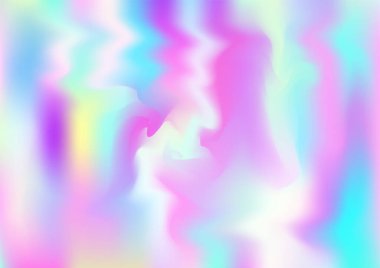 Sanal Sancak Minimum. Odaklanamayan Kız Foil Holo Teal. Yanardöner Holografik Sıvı Kız Yatay Duvar Kağıdı Neon Grafik Kaplaması, 80 'ler, 90' lar Müzik Arkaplan Gökkuşağı Hologram Kapağı.