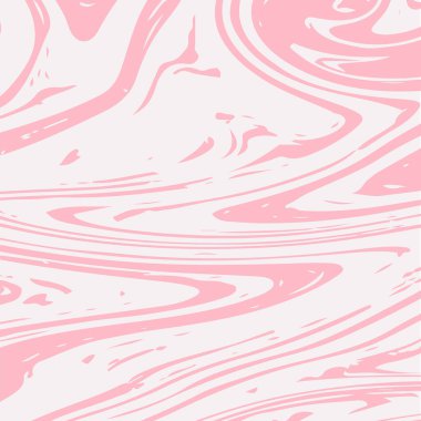 Pembe Mermer Döşeme Vektör Meydanı Mürekkep Yıkama Arkaplanı. Sıvı Boyalı Suminagashi Modern Dondurma Şablonu, Kozmetik Reklamları, Yiyecek Dergileri. Retro Taş Mermer Doku, Soluk Boya Sıçratma