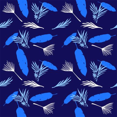 Hipster Tropikal Vektör Kusursuz Düzen. Zarif Erkek Gömlekli Kadın Elbisesi dokusu. Çiçek Özgeçmişi 'ni çiz. Güzel yaz kumaşları. Canavar Muzu Tüylü Karahindiba Yaprakları Tropikal Kusursuz Desen.