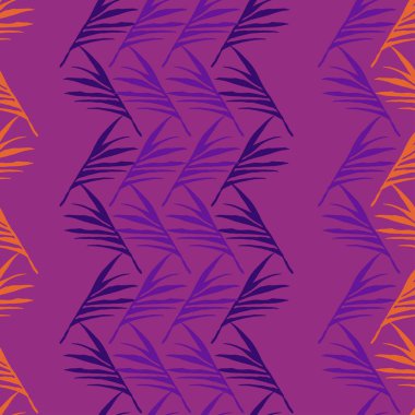 Süper Tropikal Vektör Kusursuz Düzen. Güzel yaz modası. Doodle Çiçek Geçmişi. Muz Yaprakları Karahindiba Tüyü Canavarı Tropikal Kusursuz Desen. Zarif Erkek Gömlekli Kadın Elbisesi.