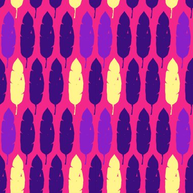 Hipster Tropikal Vektör Kusursuz Düzen. Karahindiba Canavarı Muz Tüysüz Tüysüz Şablon Yaprakları. Güzel Yaz Kumaşları. Güzel Erkek Gömlekli Kadın Elbisesi dokusu. Doodle Çiçek Arkaplanı.