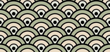 Geometrik Bohem Asya baskısı. Kusursuz Çin Dalga Şablonu. Lüks Japon Dalgası Samless Deseni. Zarif Kimono, Shibori Tie Dye Ikat Wabi Sabi su dokusu. Birinci sınıf Japon Kıyafet Tasarımı.