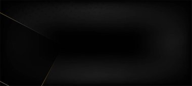 Altın Çizgili Siyah İş Kağıdı. Altın Zenginler Low Poly Posteri. Kraliyet Geo Tasarımı. 3D Soyut Çokgen Parlak Kapak. Yılbaşı Kareleri Pankartı. Kristal Lüks Altın Kart.