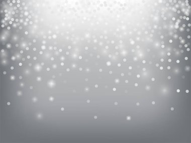Kış Tatilleri Kar Taşıyıcı Arkaplanı. Noel, Yeni Yıl Kutlaması Kar Taneleri Şablonu. Gerçekçi Uçan Kar, Fırtına Gökyüzü Efekti. Kış Reklam Dekorasyonu. Kış Tatili Kar Konfeti Gri Üzerine