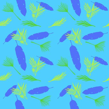 Trend Tropikal Vektör Kusursuz Düzen. Doodle Çiçek Geçmişi. Monstera Banana Yaprakları Tüylü Karahindiba Tropikal Kusursuz Desen. Cool Summer Tekstil. Zarif Erkek Gömlekli Kadın Elbisesi.