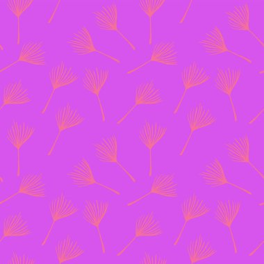 Modern Tropikal Vektör Kusursuz Düzen. Boyalı Çiçek Arkaplanı. Güzel Erkek Gömlekli Kadın Elbisesi dokusu. Güzel Yaz Kumaşları. Canavar Muzu Tüylü Karahindiba Yaprakları Tropikal Kusursuz Desen.