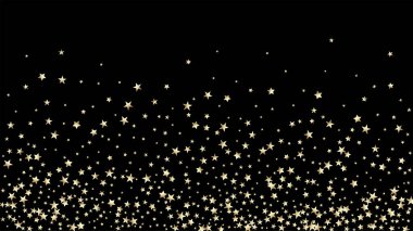 Parlak Kış Şablonu. VIP Altın, Gümüş Parıltı, Parıltı, Gradient Stars Confetti. Altın, Gümüş Zengini Düşen Yıldızlar Konfeti. Parlak Yılbaşı Noel Dekorasyonu Vektör Arkaplanı.