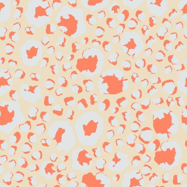 Zarif Çita Ormanı Kusursuz Leopar İzi. Modern kumaş dokusu, Vahşi Kürk Tekrarı deseni. Cazibeli Hayvan Derisi Modeli. Leopar İzi Kusursuz Vektör Tasarımı. Çita Tekstil Arkaplanı.