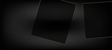 Altın Çizgili Siyah İş Kağıdı. Yılbaşı Kareleri Tasarımı. Altın Gümüş Üçgen Sancak. Royal Rich VIP Geo Sınırı. 3D Soyut Çokgen Parlak Kapak. Lüks Altın Kristal Kart.