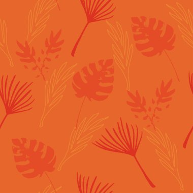 Trend Tropikal Vektör Kusursuz Düzen. Muz Yaprakları Tüylü Canavar Karahindiba Tropikal Kusursuz Desen. Cool Summer Tekstil. Çiçek Özgeçmişi 'ni çiz. Zarif Erkek Gömlekli Kadın Elbisesi.