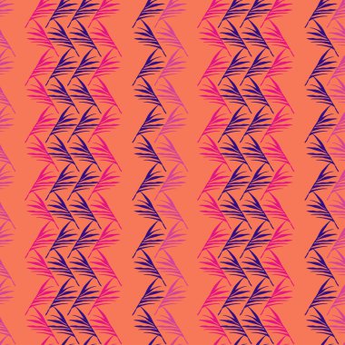 Trend Tropikal Vektör Kusursuz Düzen. Karahindiba Canavarı Tüylü Muz Tropikal Kusursuz Şekil Yapıyor. Zarif Erkek Gömlekli Kadın Elbisesi dokusu. Doodle Çiçek Geçmişi. Güzel Yaz Tekstili.