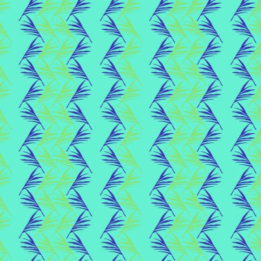 Süper Tropikal Vektör Kusursuz Düzen. Güzel yaz kumaşları. Karahindiba Canavarı Muz Tüysüz Tüysüz Şablon Yaprakları. Zarif Erkek Gömlekli Kadın Elbisesi dokusu. Boyalı Çiçek Arkaplanı.