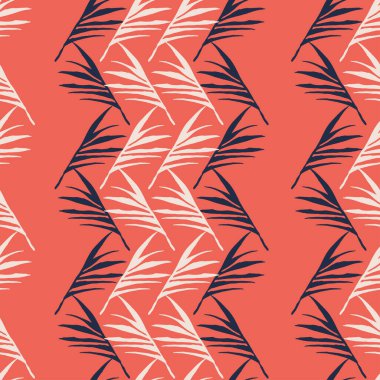 Süper Tropikal Vektör Kusursuz Düzen. Zarif Erkek Gömlekli Kadın Elbisesi dokusu. Güzel yaz modası. Doodle Çiçek Geçmişi. Monstera Feather Karahindiba Muz Tropikal Kusursuz Şekil Bırakıyor.