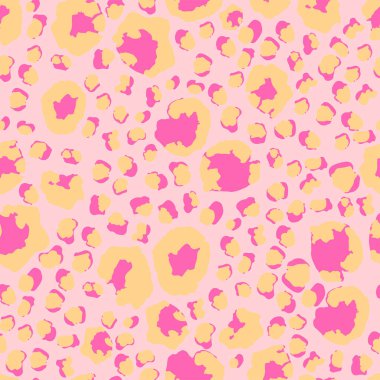 Modern kumaş dokusu, Vahşi Kürk Tekrarı deseni. Moda Hayvan Derisi Modeli. Leopar İzi Kusursuz Vektör Tasarımı. Zarif Çita Safari Kusursuz Leopar İzi. Çita Tekstil Arkaplanı.