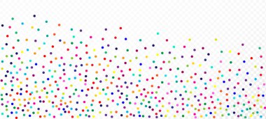 Gökkuşağı Konfeti Festivalsel Vektör Duvar Kağıdı. Tatil Kutlaması Parlak Sequins Frame 'e Düşüyor. Noel, Yeni Yıl, Doğum günü Sihirli Madalyası. Gökkuşağı Konfeti Düşüyor. Karnaval Basit Çelenk.