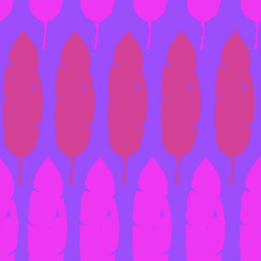 Süper Tropikal Vektör Kusursuz Düzen. Güzel Erkek Gömlekli Kadın Elbisesi dokusu. Şık Yaz Tekstili. Monstera Banana Yaprakları Tüylü Karahindiba Tropikal Kusursuz Desen. Çiz Çiçek Arkaplanı.